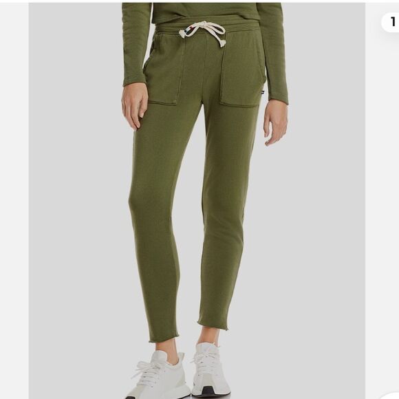 Sol Angeles Slim Raw Jogger Sweatpants Size Medium - Picture 1 of 8